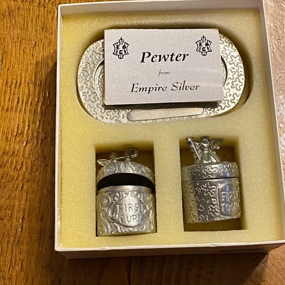 Empire Silver Pewter Baby’s First Tooth & Curl Set - Picture 8 of 10